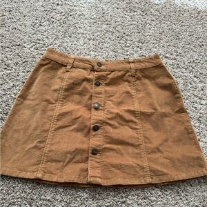 Corduroy skirt